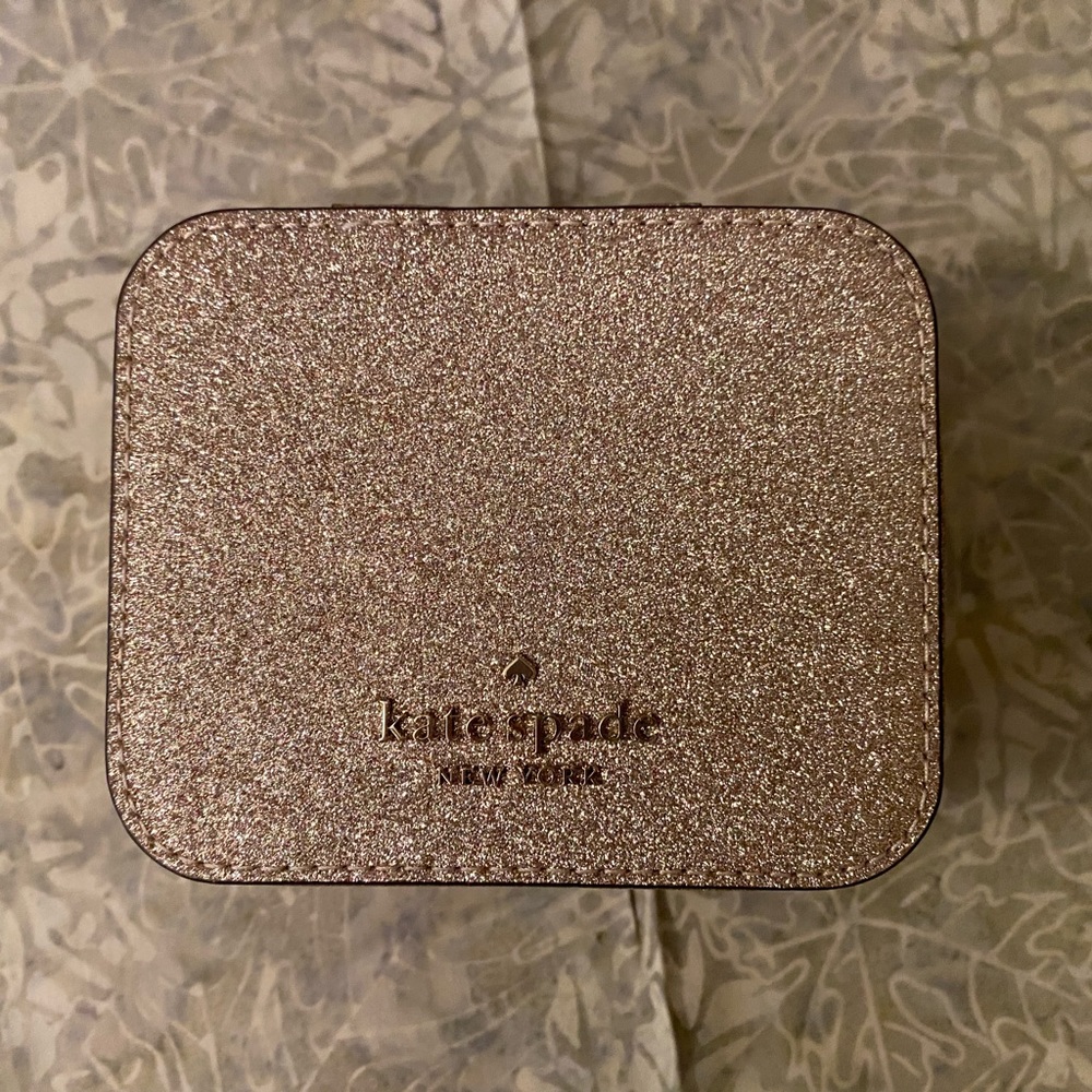 Kate spade rose gold travel jewelry box NWT